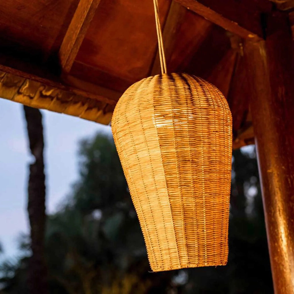 LÚZETE - LAMPADA A SOSPENSIONE PER ESTERNI SENZA CAVO SAONA 50 BATTERIA RICARICABILE