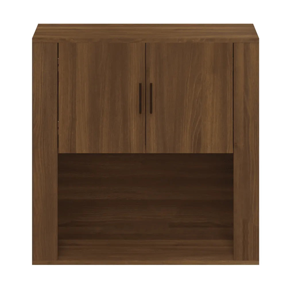 Armadietto a Muro Rovere Marrone 80x33x80 cm Legno Multistrato cod mxl 26670