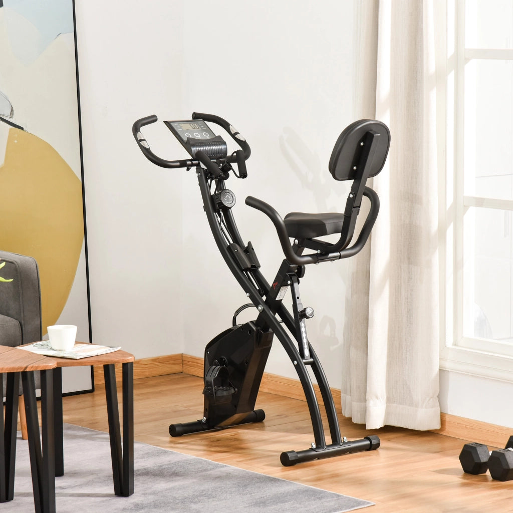 Bicicletta da Fitness Pieghevole ¨C zephmum ¨C Nero 105x48x118 cm