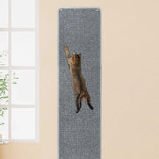 Matto di gatto 71x15,8 pollici, matto di gatto spesso, fissaggio alla parete, sisal, tappeto, matto di gatto, adatto per fissaggio alla parete, grigio