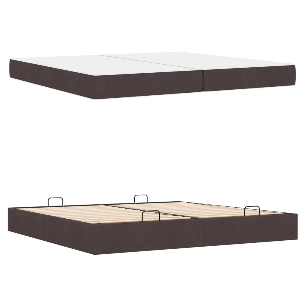 Struttura letto con materasso con materasso 2 pcs Tanno Tessuto