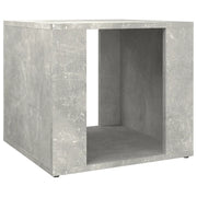 Comodino | Armadio da Notte | Mobiletto da notte Grigio Cemento 41x40x36 cm in Legno Multistrato