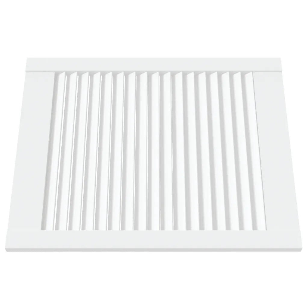 Ante a Lamelle 4 pz Bianche 61,5x49,4 cm in Legno di Pino 151156