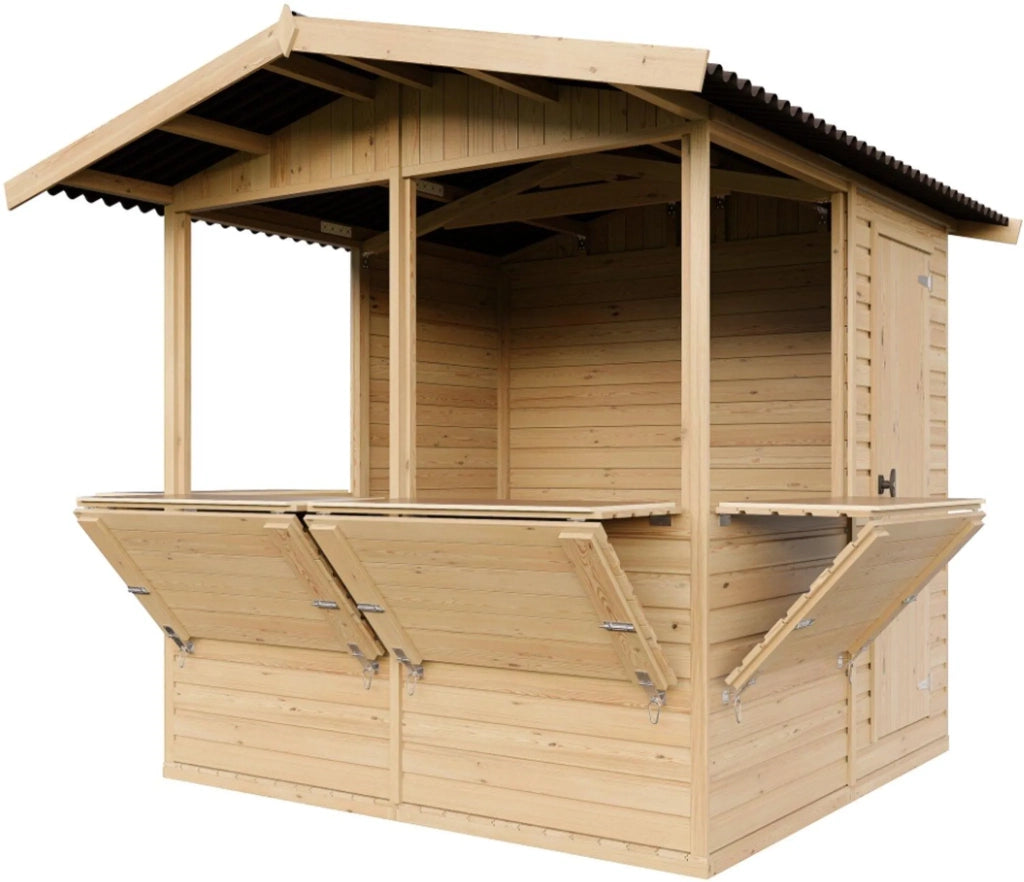 TIMBELA M149B Chiosco in Legno 4 m²