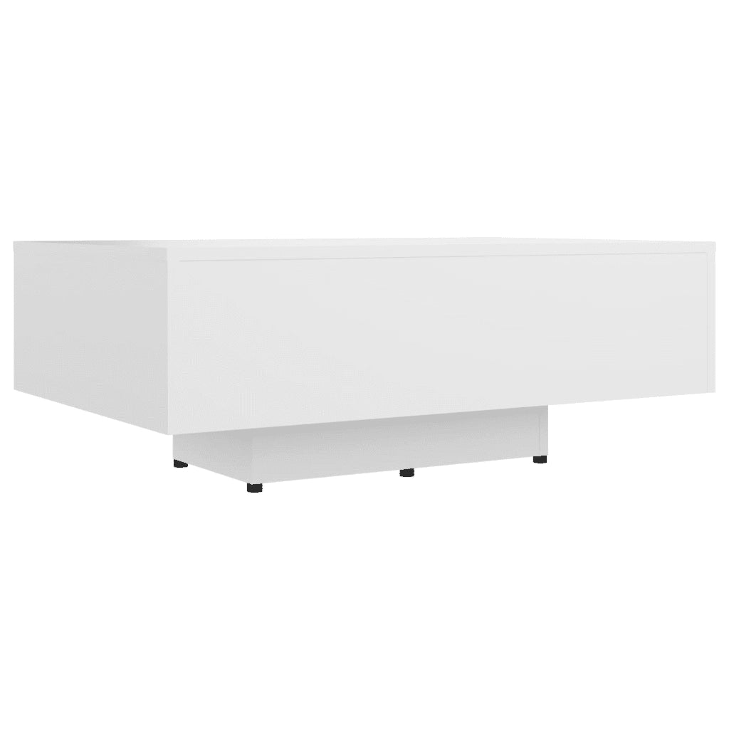 Tavolino da Salotto Bianco 85x55x31 cm in Legno Multistrato 803380