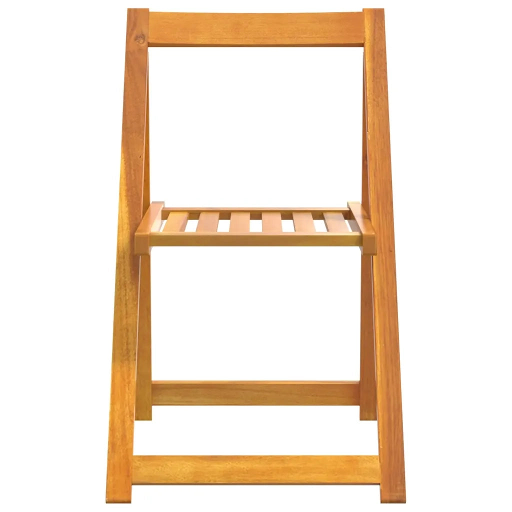 Sedie da Giardino Pieghevoli 8 pz in Legno Massello di Acacia 3104965