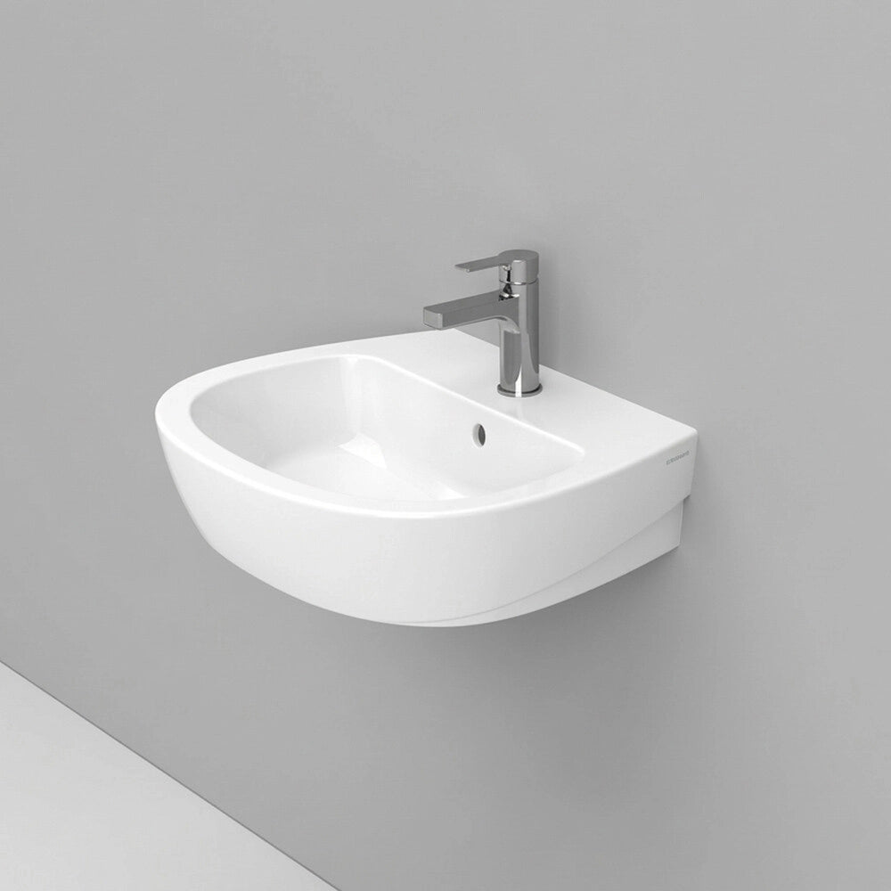 Lavabo sospeso 55 cm bianco lucido Demy Dolomite