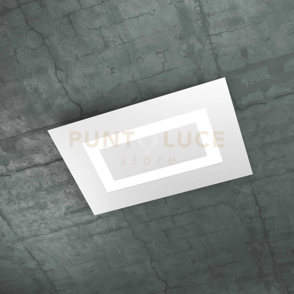 CARPET RETTANGOLARE PICCOLA 4 LUCI BIANCO 1137-RP-BI