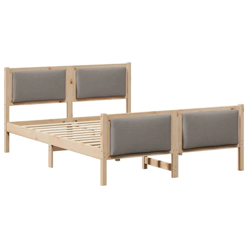 Struttura del letto con testiera Talpa 140 x 200 cm Tessuto 3394266