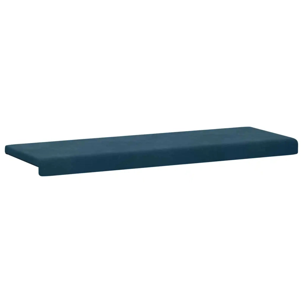 Cuscino per panchina Velluto (V) Blu Profondità 35 cm 42043338