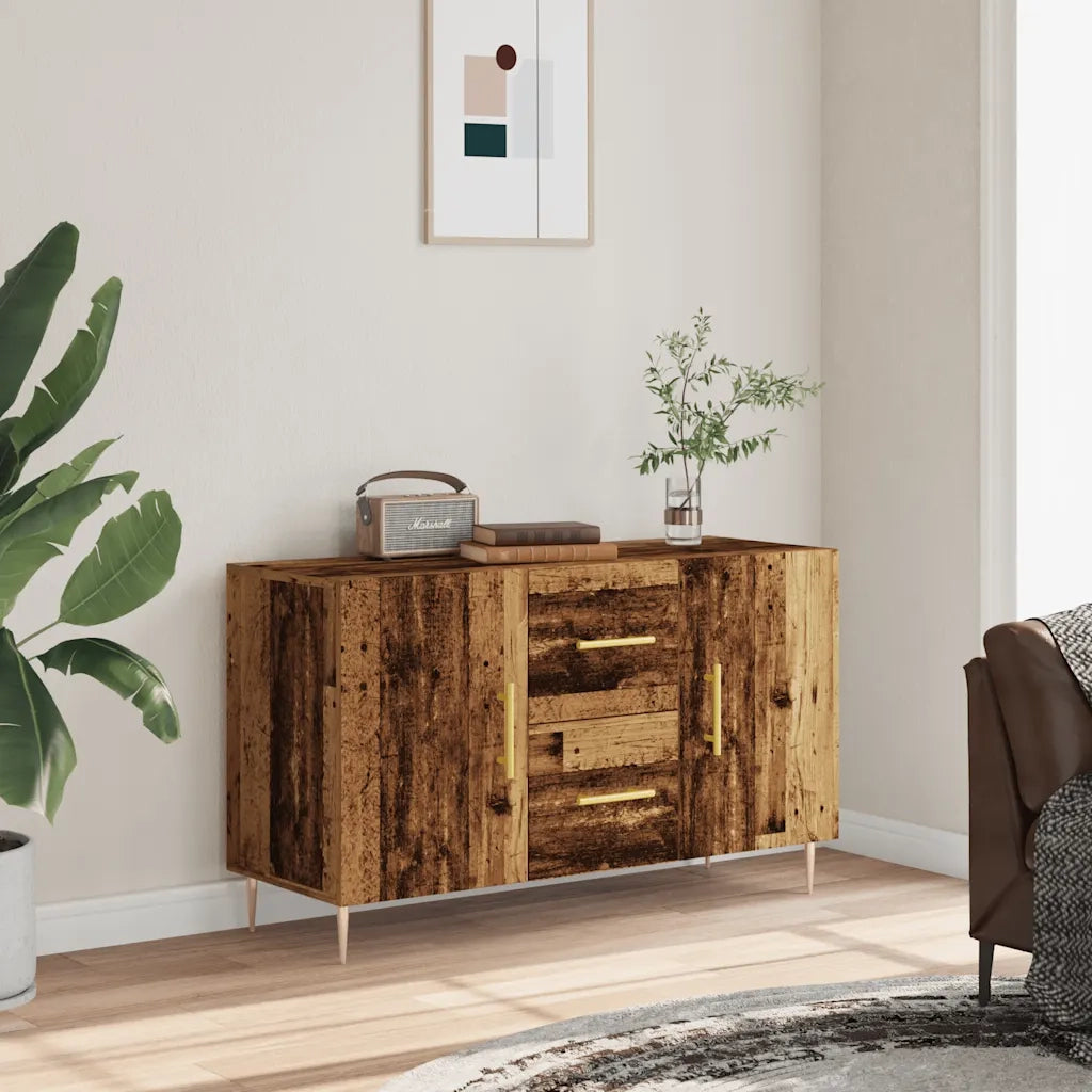 Credenza Legno Antico 100x36x60 cm in Legno Multistrato 857318
