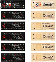 Cadeau Hoes a 12 Pezzi - Manufatto Artigianale - Regalo di Chocolata - Dono per il Team - Confezione di Ringraziamento
