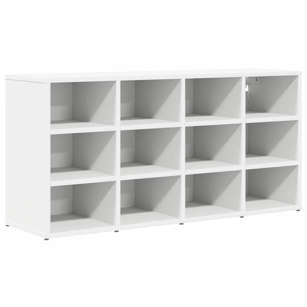 Mobile per scarpe Bianco 103 x 30 x 51 cm Legno multistrato 808702