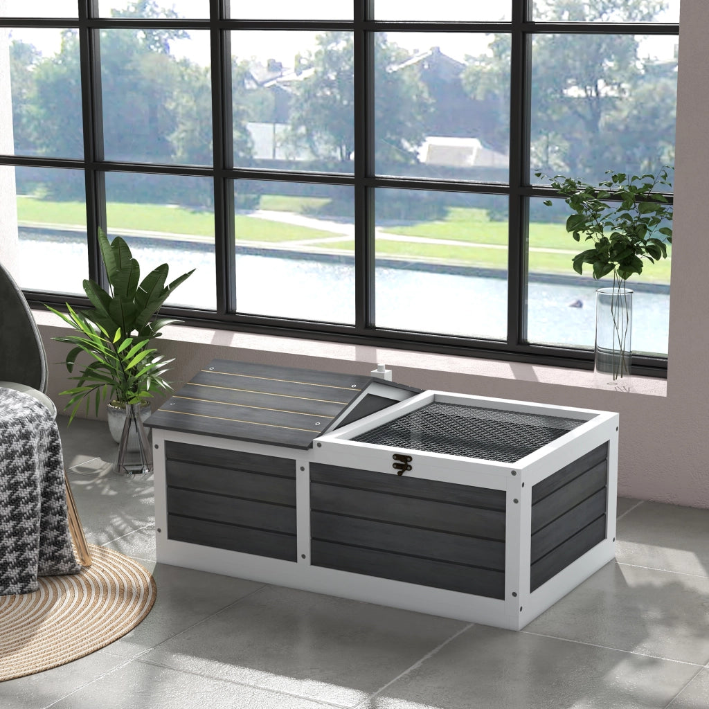 Gabbia per piccoli animali ¨C zephmum ¨C 86x54x43 cm legno pino