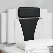 Cuscino Testiera-Cuscino per Testiera Viana Nero e Bianco 90 cm in Similpelle 461032