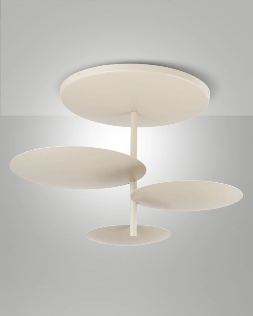 Plafoniera Simplon LED 3x15,5W Integrato 5180 lm 3000K Dimmerabile a taglio di fase, Struttura in metallo, IP20, Classe 1 - Sabbia