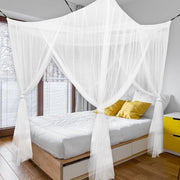 Letto da campeggio singolo 200 x 100 x 200 cm - Rete da zanzare - Rete da insetti - Protezione dalle zanzare - Insetticida - Fissaggio facile - Viaggiare a casa
