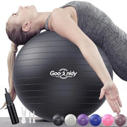 Pilates yoga bal stoel anti-burst, capacità di sostegno 2000 lbs, attrezzatura per allenamento con pompa per donne in gravidanza, medicina, parto, fisioterapia, stabilità, esercizi, parto
