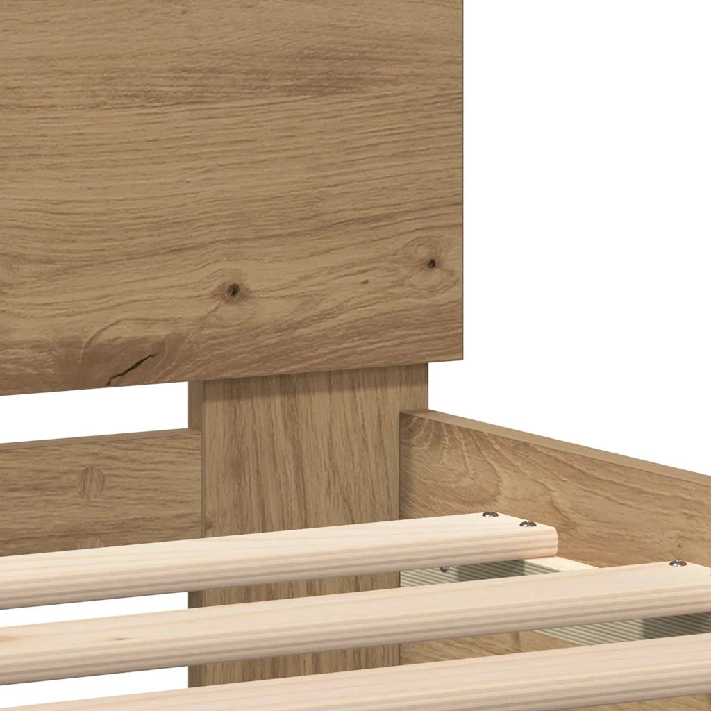 Struttura del letto Rovere artigianale 150 x 200 cm 3333943