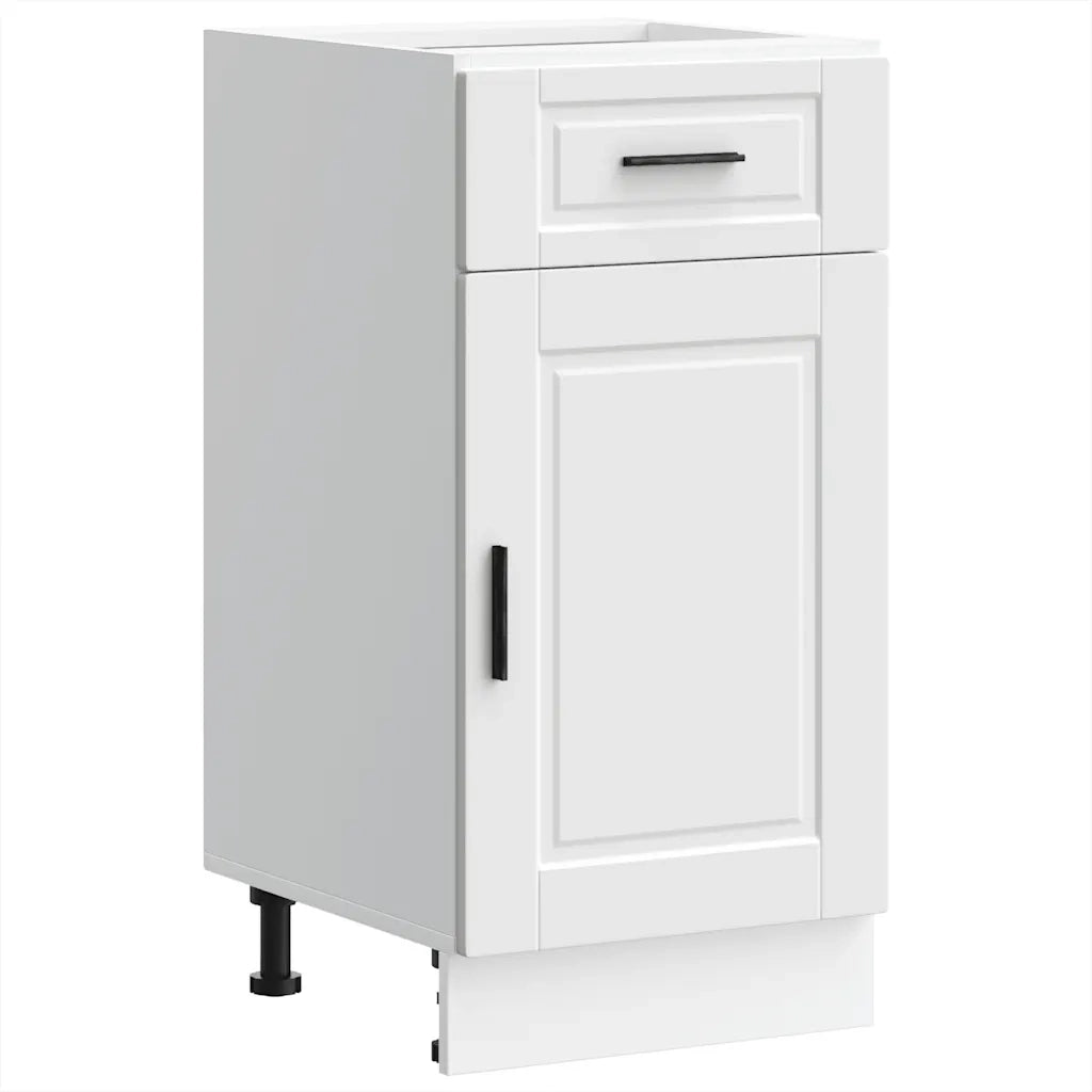 vidaXL Base da Cucina Porto Bianco in Legno Multistrato