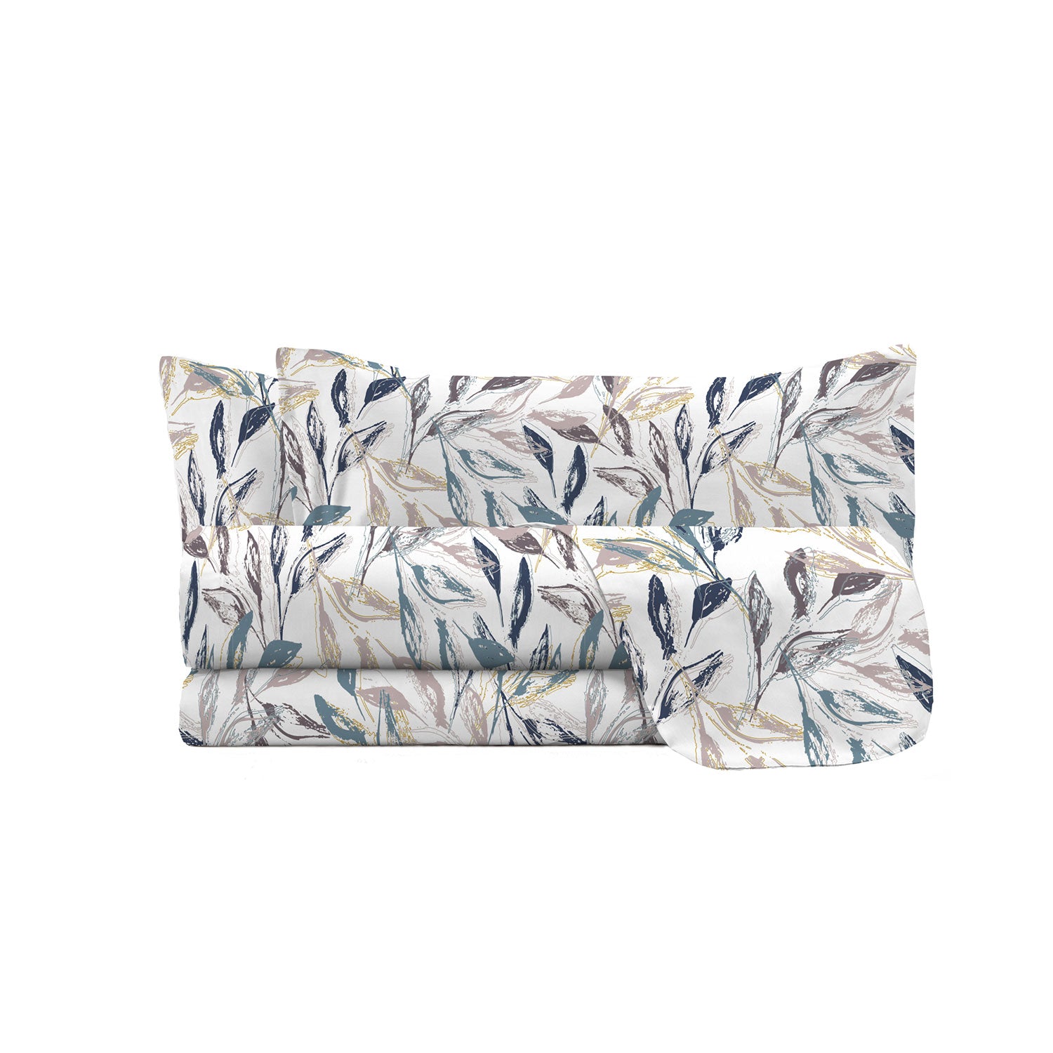 Set Lenzuola Singolo con Stampa Sopra Sotto e Federa Linea Ida Vesta