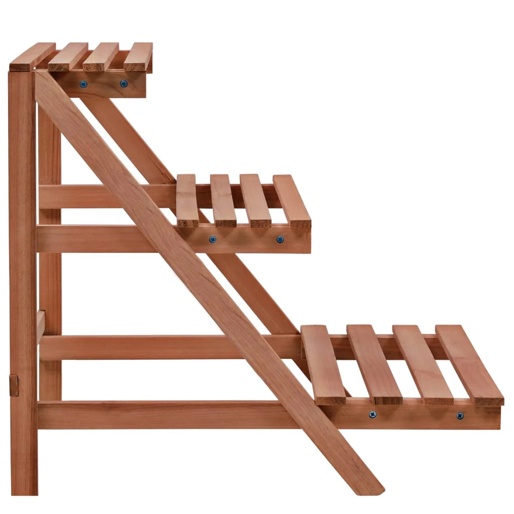 Portavasi a 3 ripiani legno di cedro 48 x 45 x 40 cm marrone 02_0045191