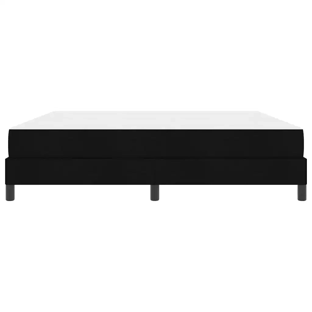 Letto a molle con materasso Nero 180 x 200 cm Tessuto 3398509