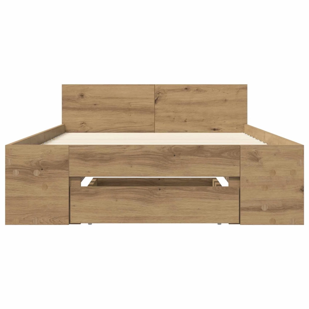 Telaio del letto con storage Rovere Artigianale 80 x 200 cm 3429604