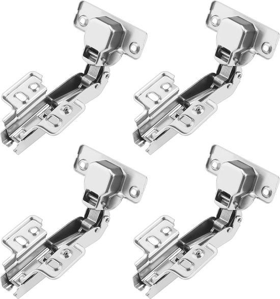 Scharnier 45 Gradi - Placca di Riparazione per Scharnier - Attrezzo per Scharnier - Mallo per Scharnier - Hinge a 45 Gradi - Scharnieri per Cucina - Scharnier in Acciaio Inossidabile per Cucina