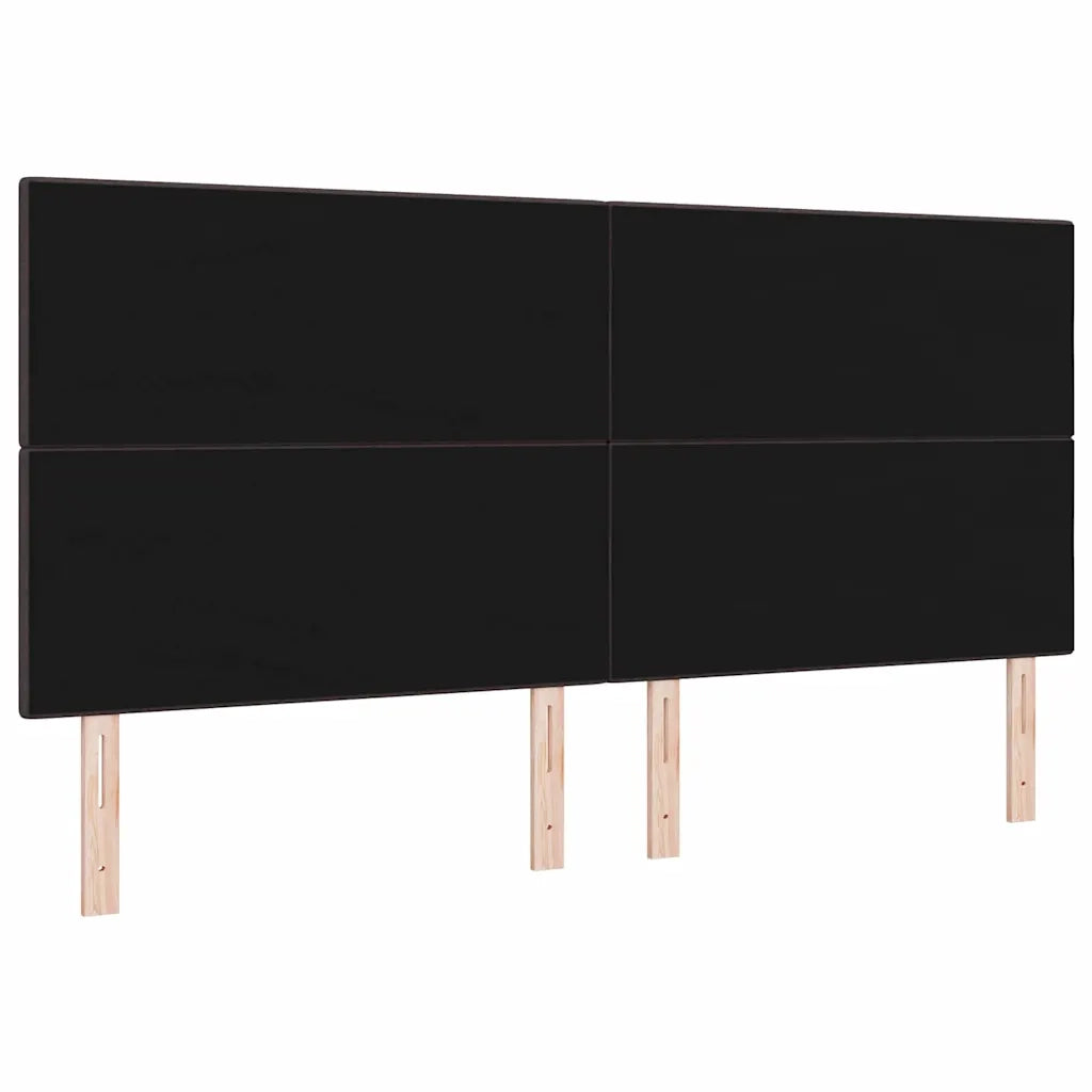 Testiera LED con testiera Marrone scuro 200 cm Tessuto 3338465