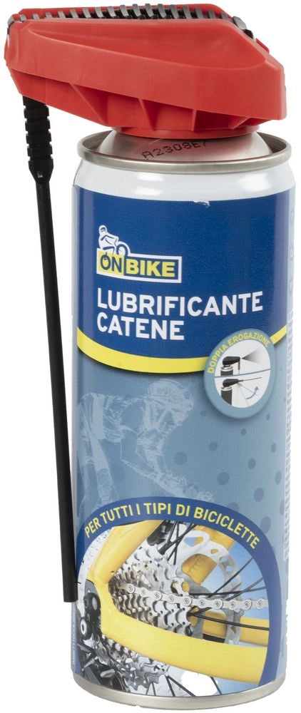 Lubrificante catene spray 200 ml adatto per tutti i tipi di biciclette