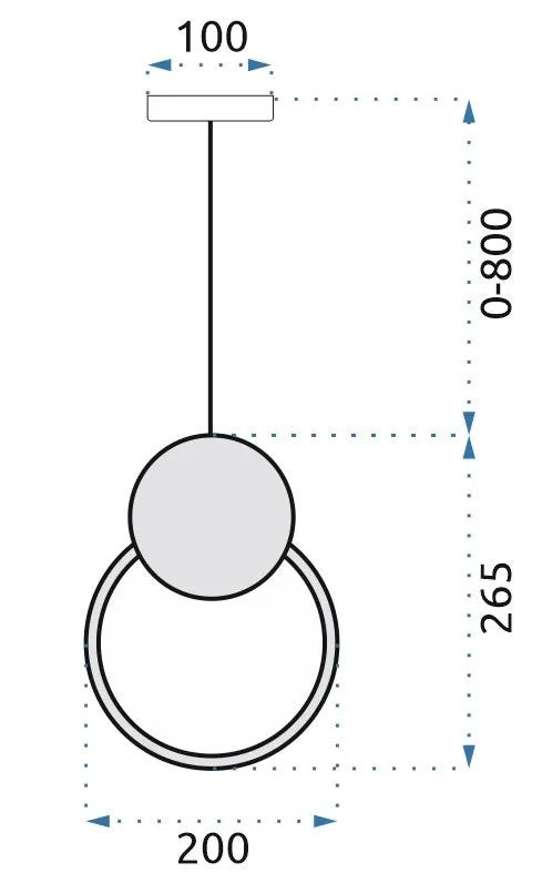Lampada Da Soffitto Led App852-cp Black