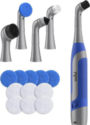 Aspiratore da bagno oscillante multifunzione - 6 in 1 - Aspiratore da bagno a batteria per doccia - parete di bagno - pavimento - cucina - bagno - potente - ricaricabile