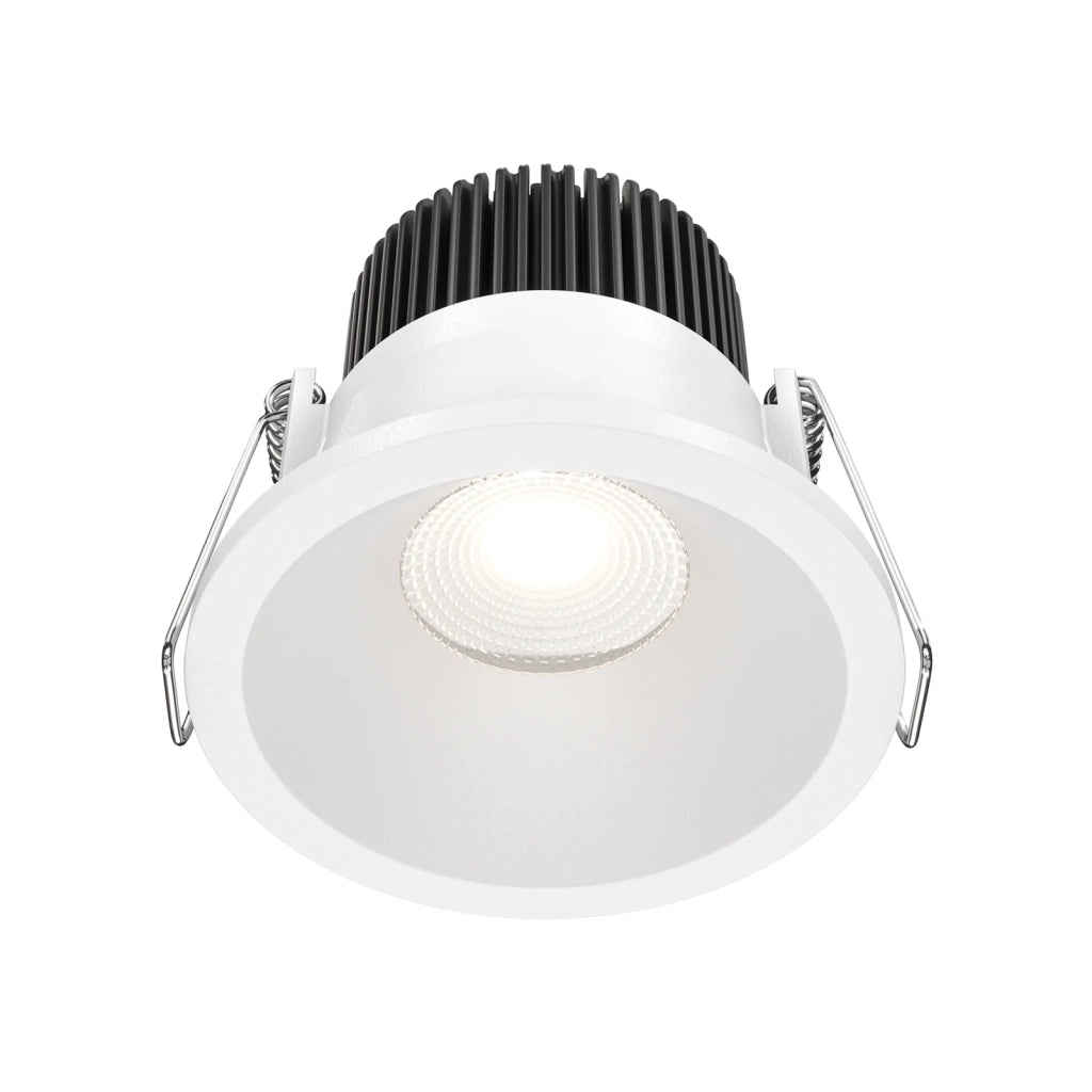 Maytoni Lampada Da Incasso Zoom 1 Luce GU10 Bianco Alluminio