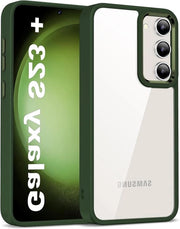 Hoesa trasparente premium per Samsung Galaxy S23+ Plus 5G (6.6 pollici) - Anti-abbagliamento - Anti-aderenza - Protezione militare contro urti.