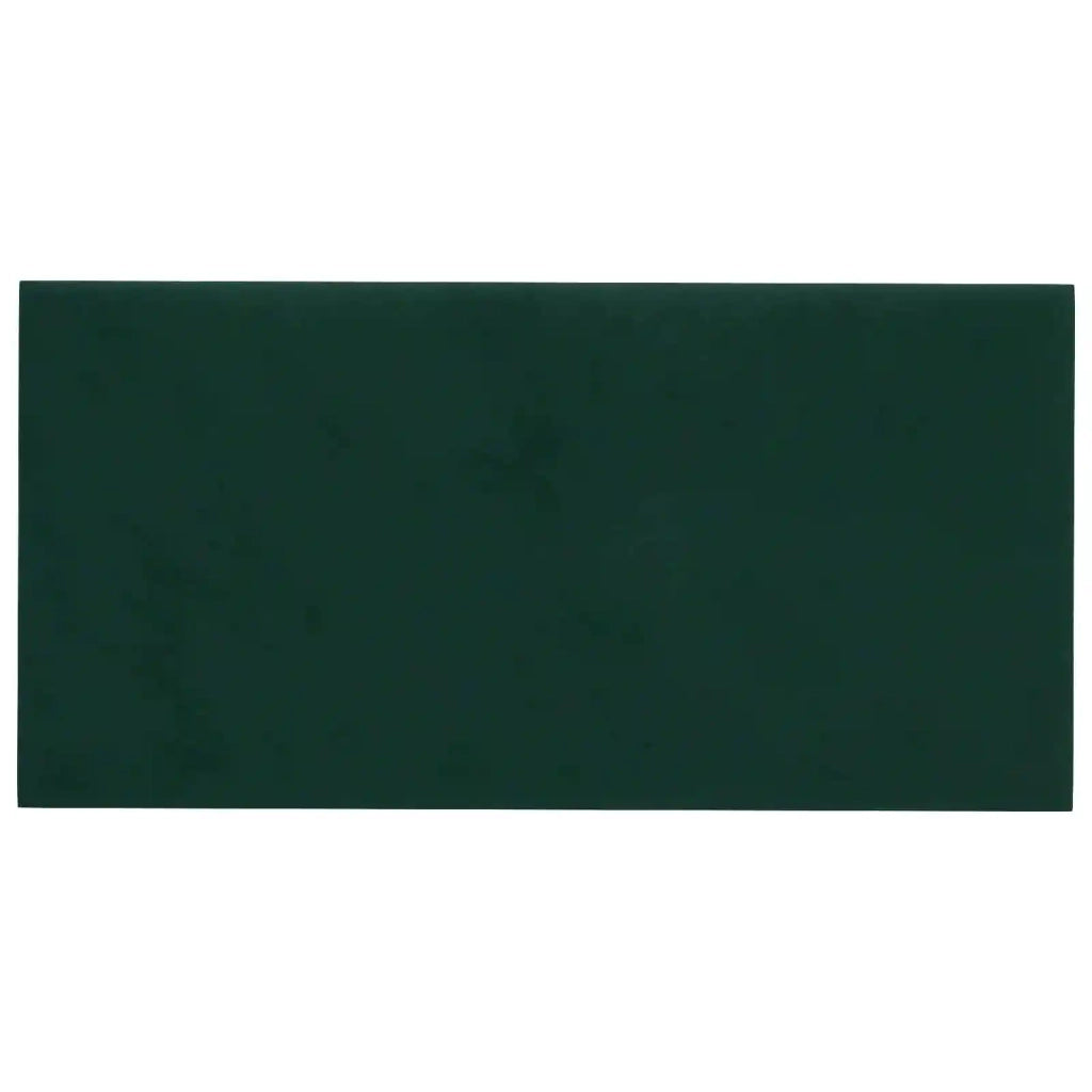Testiera da Parete 12 pcs Verde Scuro 60 x 30 cm Velluto 4008353