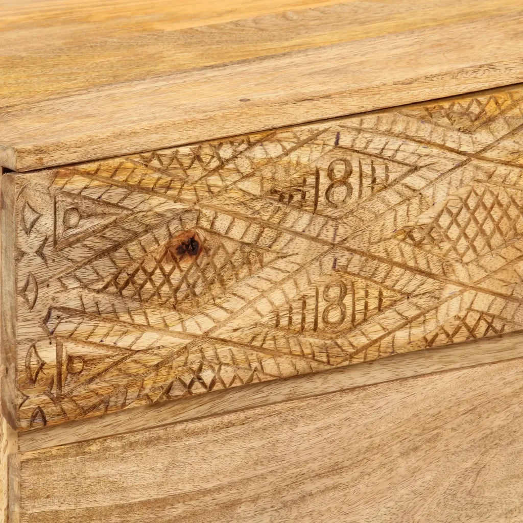 Mobile TV | Armadietto TV | Mobile Porta TV in Legno Massello di Mango 110x30x40 cm