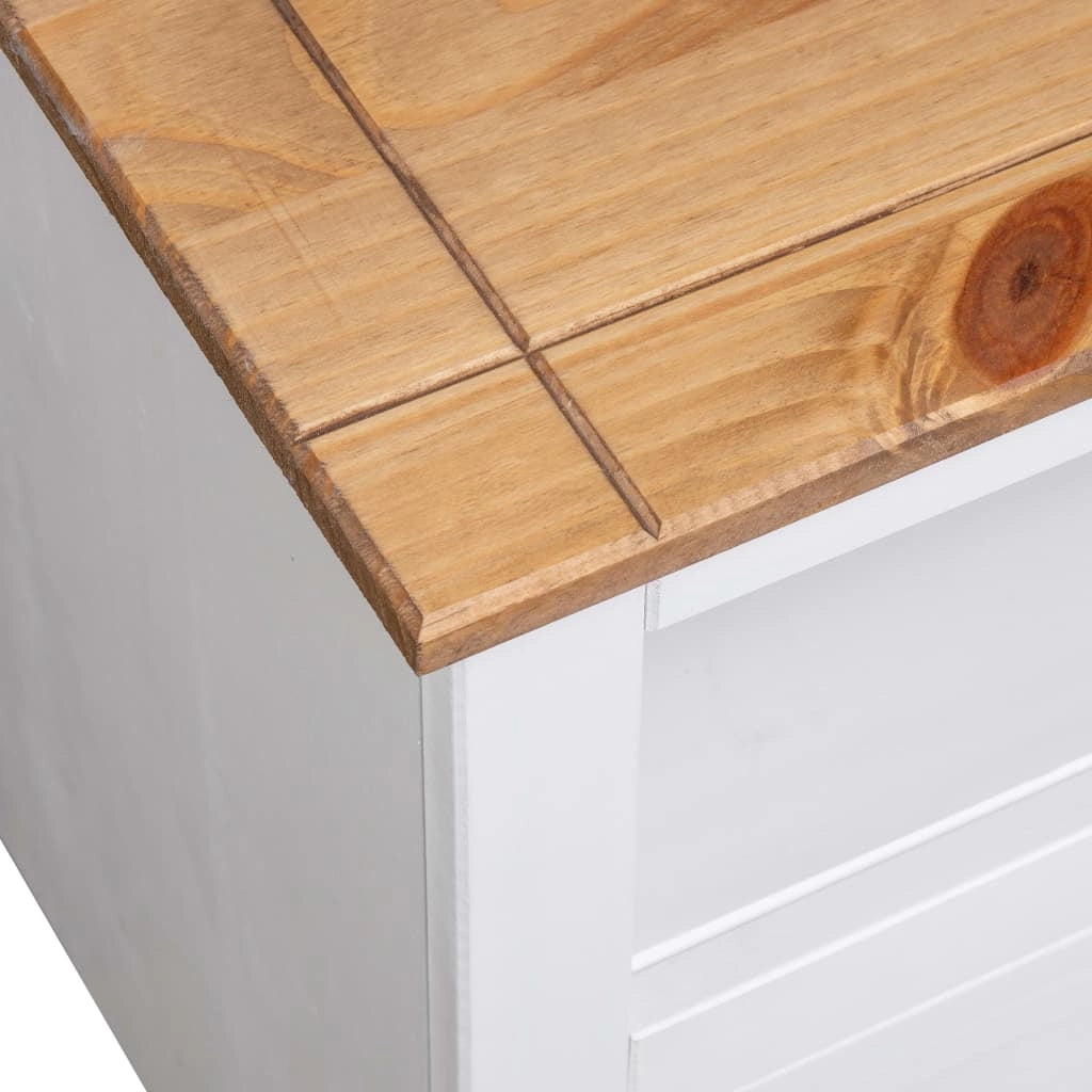 Mobile TV multimediale mensola TV credenza mobile TV sala da pranzo soggiorno angolo camera da letto 93 x 49 x 49 cm Pino assortimento Panama White 02_0027587