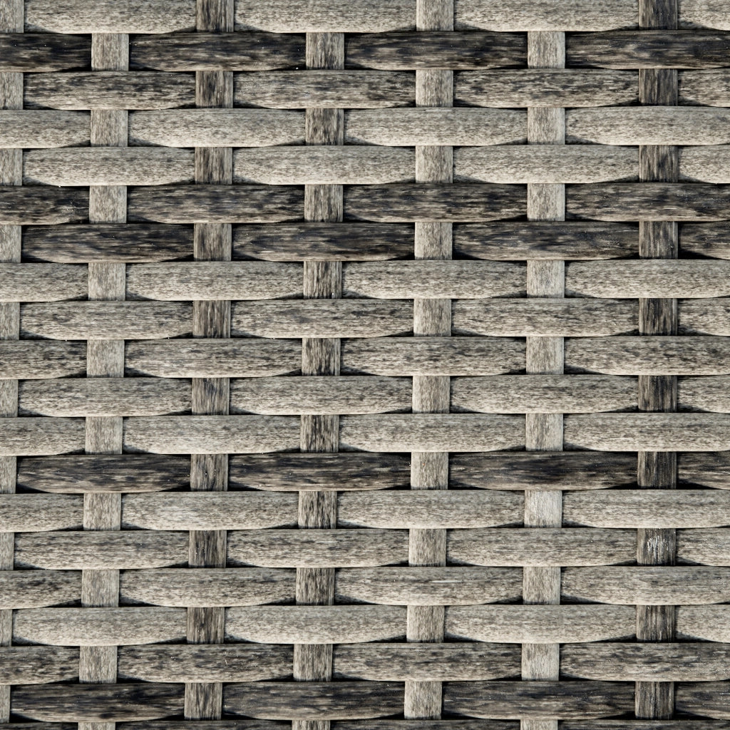 Lettino da giardino in polyrattan con cuscini regolabile ¨C Minimal ¨C Grigio 207x70x70 cm