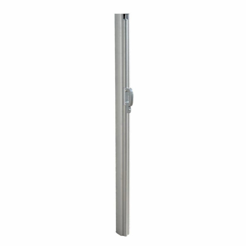 Tenda laterale cm 300x140 alluminio antracite tessuto grigio