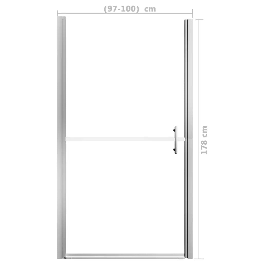Porta per Doccia in Vetro Temperato 100x178 cm CFW2214312