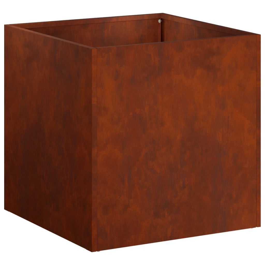 Vaso da giardino Ruggine 35 x 35 x 35 cm Acciaio Corten 8004964
