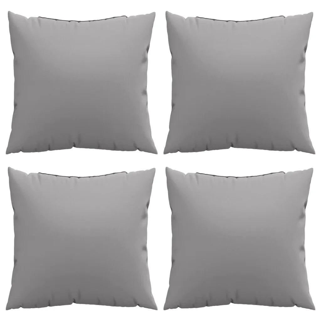 Cuscini per Divano 4 pz | Cuscini per sedie Grigi 50x50 cm in Tessuto
