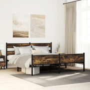 Giroletto senza Materaso in Metallo Rovere Fumo 193x203 cm 3308493