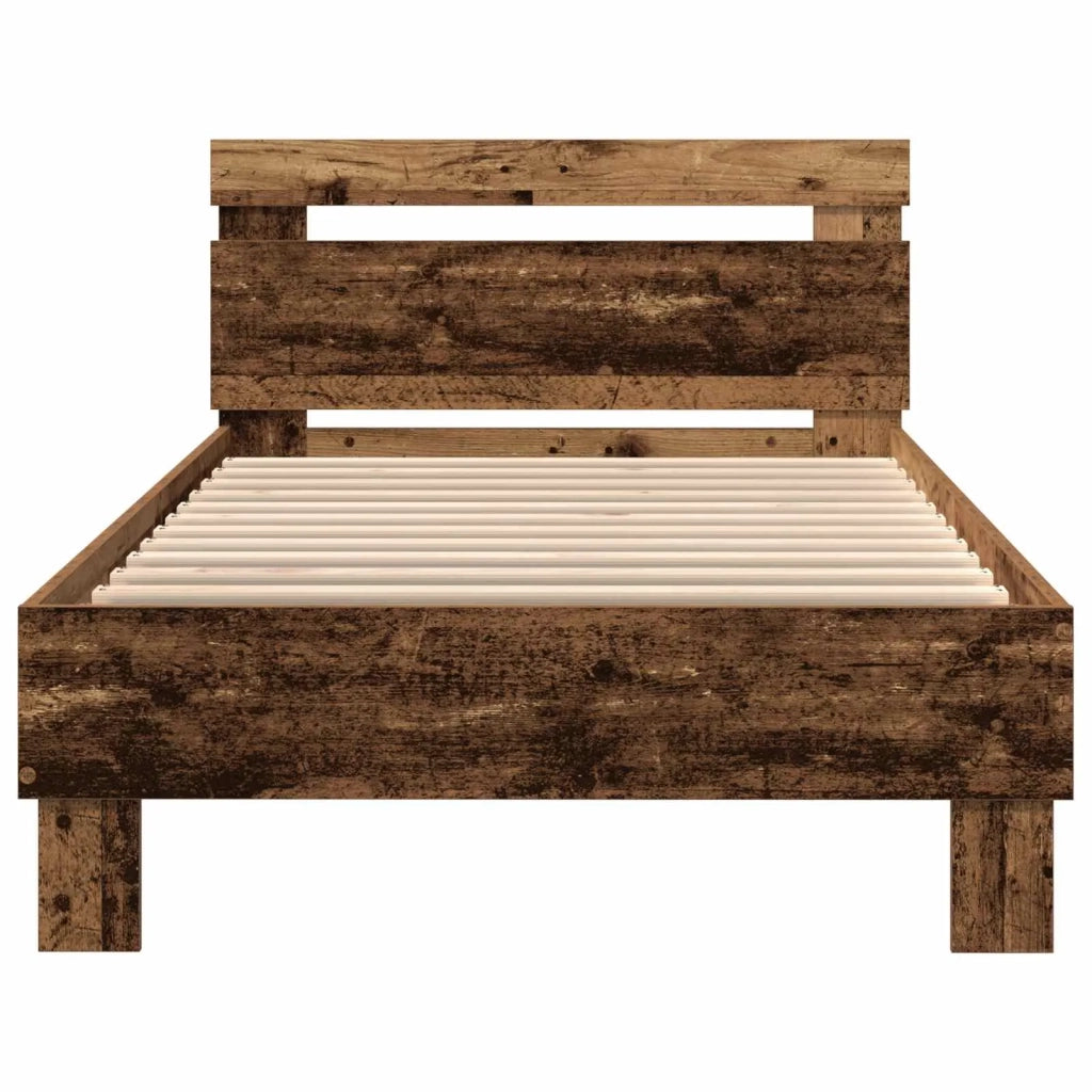 Struttura del letto Legno vecchio 90 x 190 cm Legno multistrato 863805