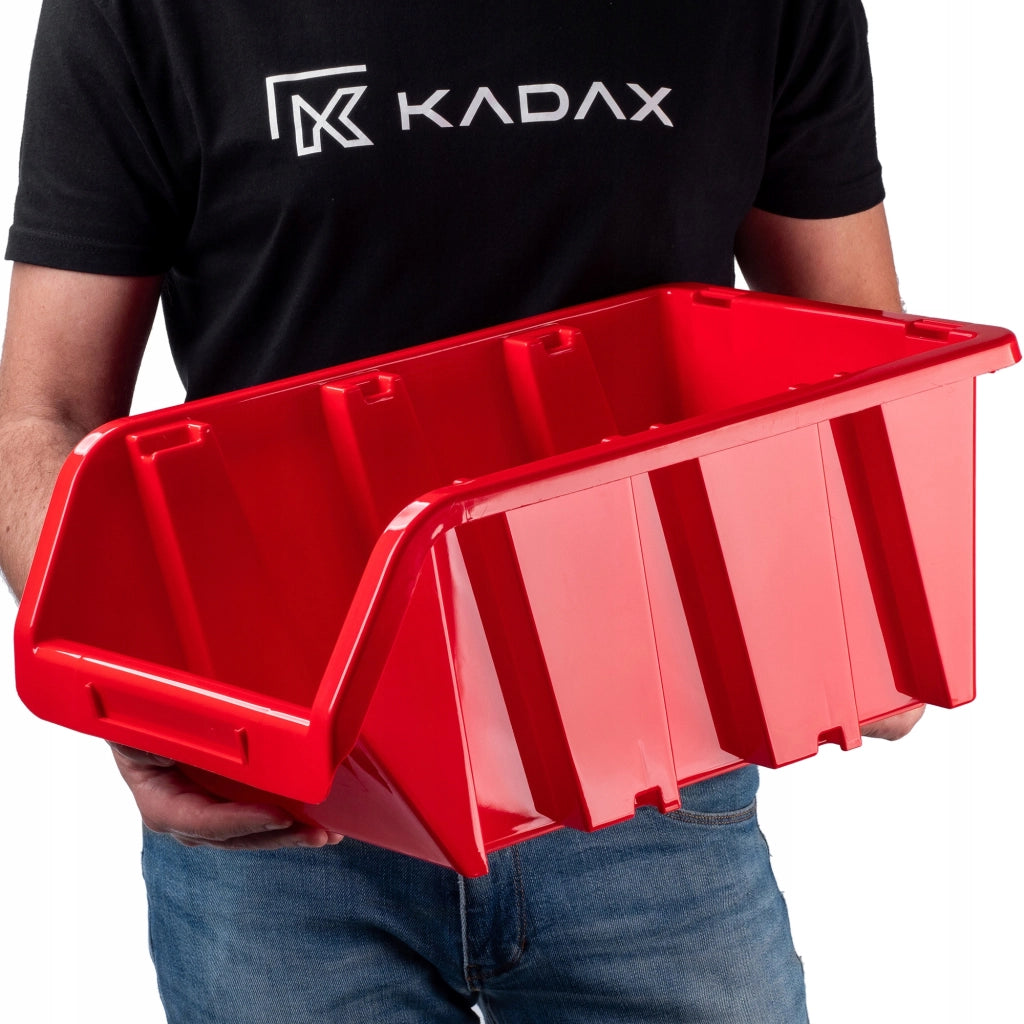 Vassoio organizer in plastica KADAX per officina, dimensioni 490x298x210 mm