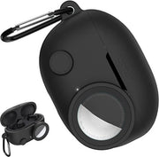 Oggetti Perduti Caso Hanger a Chiave Flessibile Guscio in Silicone Antishock Protezione Completa per Beats Studio Buds+/Buds Plus con LED Frontale Visibile