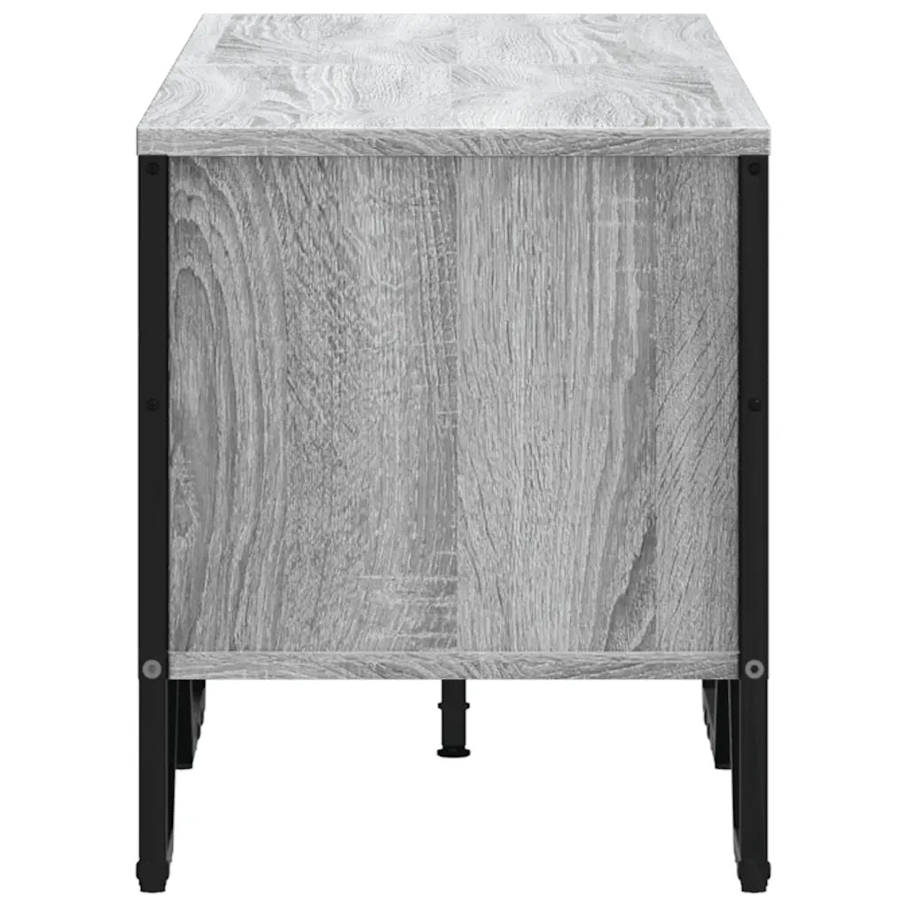 Mobile Porta TV Grigio Sonoma 122x34x41cm in Legno Multistrato