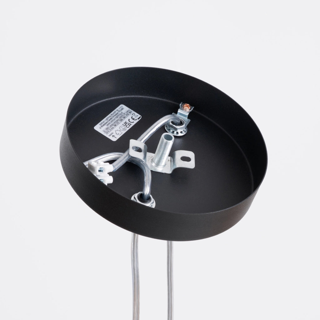 Lampada a sospensione moderna nera doppia 2xGU10 MODENO