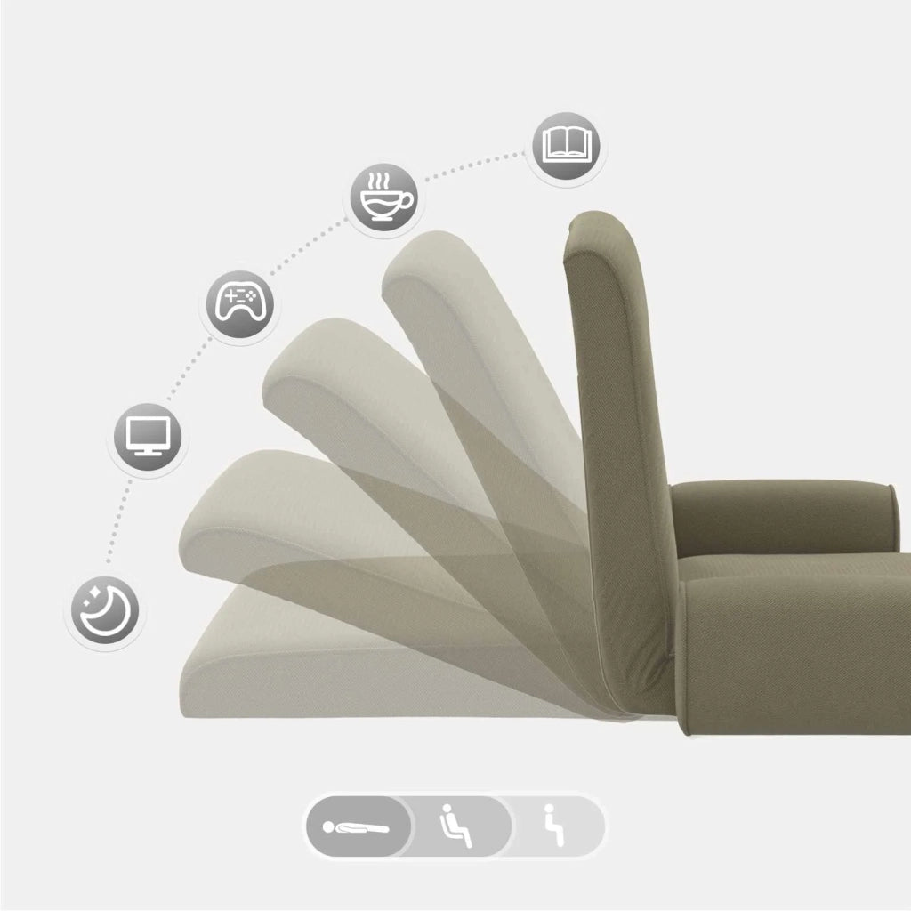 Sedia da Pavimento Cachi 68 x 51 x 56 cm Velluto grana 42028121